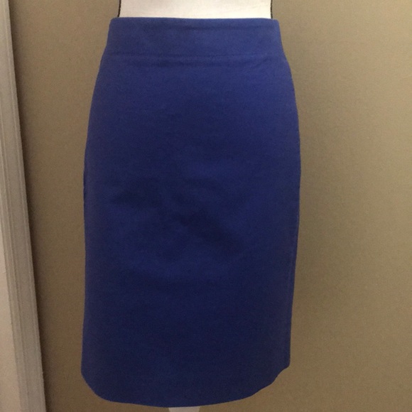 J. Crew Dresses & Skirts - I Crew Blue No 2 Pencil Skirt sz 4